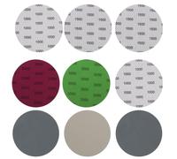 Toddmomy 24 Papiers Abrasifs en Carbure de Silicium Noir Résistants à L'usure, 125mm pour Ponçage Humide et Sec, Kit de 24 Pièces pour Polissage Automobile et Meubles