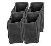 Toddmomy 4 Pièces Patins D Escabeau Antidérapants Protecteurs De Pieds D Échelle En Caoutchouc Couvre Pieds D Échelle Pour Sols Carrelage Et Tapis 4.00X3.50X2.50 Cm