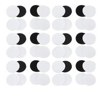 Toddmomy 60 Paires Autocollants Amovibles pour Tapis, Sticker Blanc