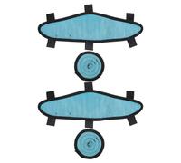 Toddmomy Bandeaux Anti-Transpiration Bleus pour Casque de Chantier, Coussinets en Mesh Absorbant la Sueur, Amortissement et Confort, 2 Sets pour Environnements Exigeants