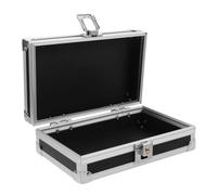 Toddmomy Boîte à Outils en Aluminium : Mallette de Rangement verrouillable avec poignée - Porte-Documents métallique Portable - Mallette Rigide Vide pour Outils, Bijoux, appareils électroniques et