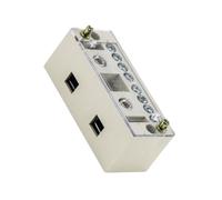 Toddmomy Boîte de Répartition de Câbles Domestiques Blanche, Résistance Élevée la Température, Flexible et Facile à Utiliser, Deux Entrées et Huit Sorties pour Câblage Électrique Maison