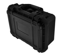Toddmomy Boîte de Transport Portable en PP avec Poignée, Noire, pour Outils | Intérieur Spacieux, Accès Rapide, Design Ergonomique, Usage à Maison Déplacement