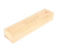 Toddmomy Boîte en Bois Beige Délicate pour Test de Grossesse avec Couvercle, Coffret Souvenir pour Annonce Grossesse, Rangement pour Souvenirs de Bébé, Design Empreintes, pour Chambre