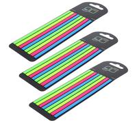 Toddmomy Boîtes de Bandes Fluorescentes en Pet pour Marquer Pages Lot de 3 pour Surligner, Notes Autocollantes Fines et Portables, Accessoires de Bureau Simples