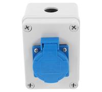 Toddmomy Boîtier Électrique Extérieur Protection L'eau Saleté en Abs Étanche Ip65 3 Prises pour Travaux de Rénovation et Événements en Plein Air