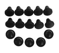 Toddmomy Bouchons en Silicone Noirs Lot de 15 Absorption des Vibrations Patins Antidérapants Universels pour Micro-ondes Accessoires la Cuisine pour Pied de Four