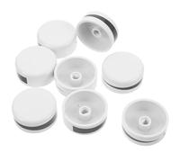 Toddmomy Bouton de Réglage Thermostat Plastique Blanc, Contrôle Précis Température 8pcs Design Facile à Utiliser pour Réfrigérateur et Congélateur