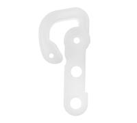 Toddmomy Butée de Porte de Réfrigérateur en Plastique Blanc Loquet de Charnière de Rechange Crochet de Fixation pour Congélateur et Réfrigérateur Pièce Détachée Fonctionnelle et