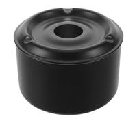 Toddmomy Cendrier avec Couvercle pour Cigarettes : Cendrier Coupe-Vent en Acier Inoxydable, pour la Maison, Le Bureau, la Table, l'extérieur, la terrasse, Le Jardin, Le Balcon, Le Porche, 9,4 x 9,4 x