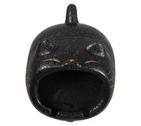 Toddmomy Cendrier Bol de Rangement Original et Pratique en Céramique de Chat Noir Décoratif Grosse Capacité Résistant à l'usure pour Bureau et Maison