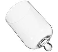 Toddmomy Cloche Délicat en Verre Dôme Transparent Matériau Verre Couvercle Anti-poussière pour Décoration et Présentation pour Emballage Présent ou Décoration Intérieure