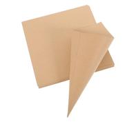Toddmomy Cône de confettis en papier kraft 50 pièces pour décoration de table vintage fête mariage classique avec ruban adhésif double face