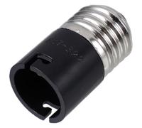 Toddmomy Convertisseur D'ampoule E27 vers B22 en PC Noir, Adaptateur de Prise D'éclairage Facile à Installer, pour Porche et Décorations Halloween