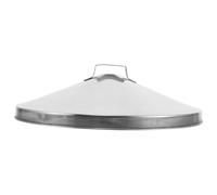 Toddmomy Couvercle de Brasero Rond en Acier Inoxydable 11 Portable et Compact pour Foyer Extérieur au Gaz Naturel ou Propane, pour Feux de Camp en Arrière-cour