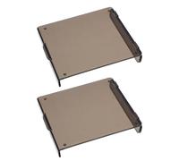 Toddmomy Couvercle Panneau de Commande Central en Plastique 2pcs pour Climatiseur avec Garde de L'interrupteur, Protection Étanche pour Ambiance Estivale au Bureau
