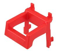 Toddmomy Crochets pour Panneaux Perforés en Plastique Rouge, Organisateur Mural sans Outils, Design Élégant, Gain de Place pour Salle de Bain et Bureau