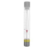 Toddmomy Débitmètre en ligne avec double échelle GPM/LPM, manomètre en plastique pour la purification et la filtration de l'eau, en laboratoire, 0,05-0,5 GPM