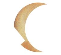 Toddmomy Décoration Murale Lune Dorée Boho pour Porte et Fenêtre Ornement Artistique Intérieur Extérieur pour Chambre Bureau