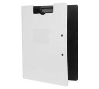 Toddmomy Dossier de Fichiers Pliable avec Double Clip Porte-bloc Étanche Plastique Porte-documents Multifonction pour Bureau École et Maison Protection des Documents