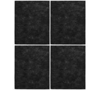 Toddmomy Filtre Climatisation Gainable en Fibre de Charbon Actif, Lot de 4 Feuilles 36 x 44 cm, Filtre Désodorisant pour Entrée d’Air et Filtration de Ventilateur