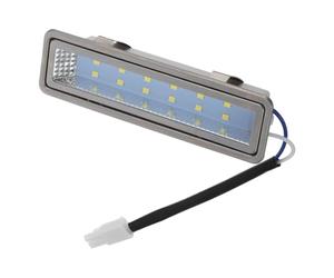 Toddmomy Lampe à Fumée LED pour Hotte de Cuisine en Alliage Argent, Éclairage Long Intégré, Accessoire pour Hotte et Cuisinière