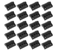 Toddmomy Lot de 20 charnières pour boîtier d'armoire de commande, charnières à couple d'amortissement réglable en plastique, quincaillerie de contrôle de position pour boîtier