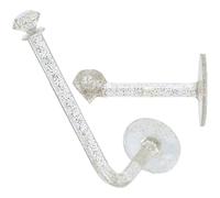 Toddmomy Lot de 6 Crochets Adhésifs Transparents de Cristal pour Organiser Colliers et Accessoires Cheveux, Protection Design Simple pour Chambre ou Salon