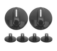 Toddmomy Lot de 6 interrupteurs de minuterie de rechange pour cuisinière électrique - Bouton pour autocuiseur avec de 6 mm - Interrupteur de commande pour four, plaque de cuisson, friteuse à air