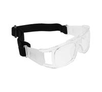 Toddmomy Lunettes de Sport Transparentes en PC pour Football et Basket-ball | Antibuée, Lentille Résistante aux Chocs, Bandeau Réglable, pour Jeunes Femmes
