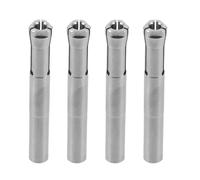 Toddmomy Mandrin à Trois Mors en Acier Inoxydable 4 Pièces Mécanisme de Remplacement Rapide pour Perceuse à Ongles Professionnel pour Salon et Nail Art DIY