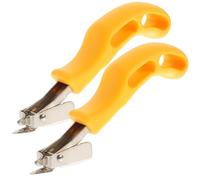 Toddmomy Outil D'arrache-agrafes en Acier au Carbone 2pcs, Facile à Utiliser, pour Retirer Agrafes Profondément Incrustées le Bois et Plaques de Plâtre
