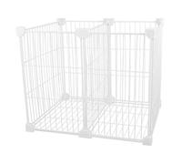 Toddmomy Panier de Congélation Métallique Compartimenté 2 Cases Bac de Rangement 36X30X30 CM Base Renforcée Organise Fruits et Légumes pour Congélateur Vertical et Étagère Cuisine