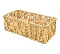 Toddmomy Panier Tressé en Pp Cuisine Drainage, Rangement Pratique pour Cuillères et Bonbons Table à Manger à Domicile ou Hôtel, Design Unique et Fonctionnel
