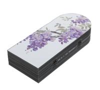 Toddmomy Paravent Décoratif en Acrylique Design Vintage Fleurs et Oiseaux, Panneau Pliable 4 Volets en PVC Mousse, Écran Classique Asiatique pour Maison ou Salon de Thé