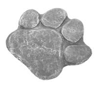 Toddmomy Pierre Tombale Délicate et Unique pour Commémorative pour Chien en Résine Légère Empreinte de Patte et Souvenir de Compagnon Perdu pour Jardin Extérieur