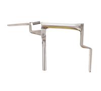 Toddmomy Pince pour Bloc de Brique, Poignée Porte-blocs de Brique, Acier Inoxydable Argenté, Poignée Ergonomique, Ressort Élastique, Légère, pour Maçonnerie et Chantier de Construction