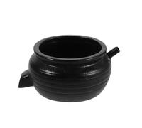 Toddmomy Pot en Céramique pour Fontaine à Eau avec Bec, Noir, 11 Cm | Bol Décoratif Miniature, Usage Intérieur ou Petit Jardin, Installation Simple, Entretien Facile, Fonctionnement Silencieux