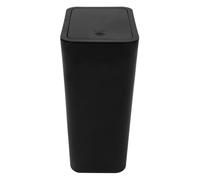 Toddmomy Poubelle de Salle de Bain Matériau Abs Solide avec Couvercle à Pression, Capacité 12l Design Moderne et Simple pour Maison et Chambres