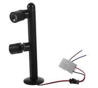 Toddmomy Projecteur LED pour Vitrine de Bijoux en Aluminium Noir, Lumière Haute Luminosité Compacte et Moderne pour Armoires et Étagères D'exposition
