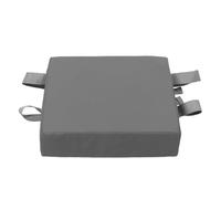 Toddmomy Rehausseur de chaise de cuisine pour tout-petits - Coussin rehausseur pour table à manger - Revêtement en similicuir facile à nettoyer et sangles réglables - Siège enfant portable et