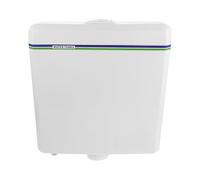 Toddmomy Réservoir de WC à la turque, réservoir d'eau mural en plastique de style haut, système de chasse d'eau externe, installation à réparation rapide pour toilettes privées ou