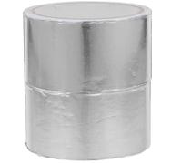 Toddmomy Ruban Adhésif Aluminium Argenté 2 Rouleaux pour Salle de Bain, Bande D'étanchéité Robuste et Imperméable pour Joints de Baignoire et Toilettes