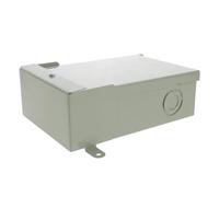 Toddmomy Sectionneur de service pour climatiseur, fer à repasser étanche | Unité de pompe à chaleur extérieure sans fusible, boîtier mural métallique, couvercle des ports d'entrée de câble,