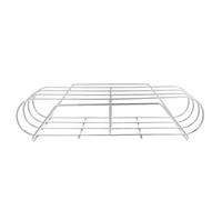 Toddmomy Support à côtes en Acier Inoxydable - Support antiadhésif Robuste pour grillades et Fumage - Grille de rôtissage Demi-Cercle résistante à la Chaleur, idéale pour Les Pique-niques et Le