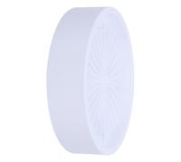 Toddmomy Support pour Pot de Fleurs à Roue Panier à Fleurs Mobile Plateau Mobile en Plastique Blanc 22x22x5,5cm et Jardinière Intérieur et Extérieur