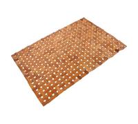 Toddmomy Tapis de Bain Bambou Pliable Antidérapant Matelas de Sol Portable pour Sauna Tapis Bois Résistant à Humidité Usage Intérieur et Extérieur Spa