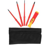 Toddmomy Tournevis isolé Outil d'électricien pour réparations domestiques et maintenance électrique de rangement pratique 10.24 x 7.09 x 0.20 in 1 Set