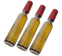 Toddmomy Verre Bouteilles de Vin Décoratives Lot de 3 Pièces, 200ml | Objet Décoratif Polyvalent, Usage en Cave à Vin ou Fête, Finition Verte, Format Vide pour Loisirs Créatifs