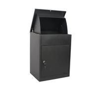 Todeco Boite à Colis pour Lettres et Colis avec 2 clés, Boite aux Lettres Package Box convient pour La Maison, L'appartement, L'école, 58x44.5x35cm